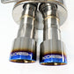 Korsh : Turbo back Exhaust (WRX 15-21 VA) - Stainless Steel with Titanium Tips + Catted Stainless J pipe