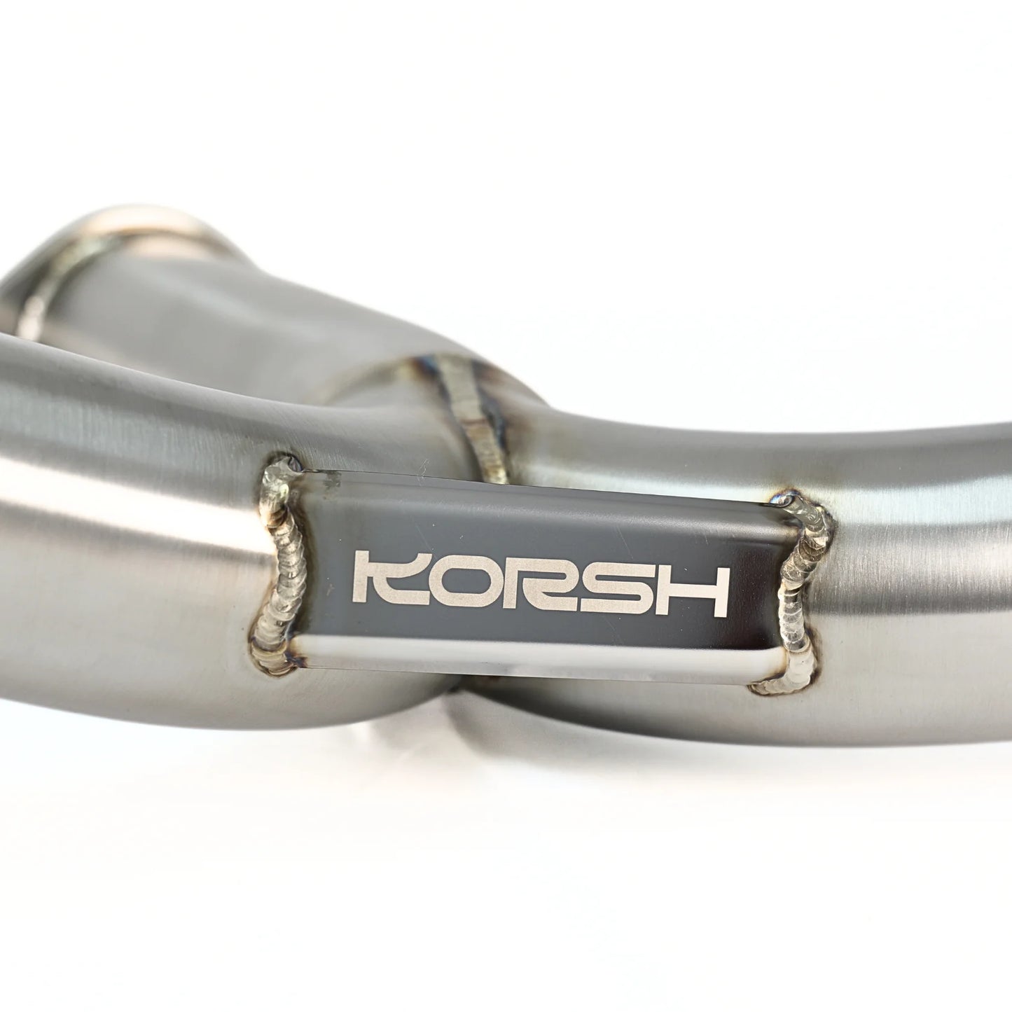 Korsh : Turbo back Exhaust (WRX 15-21 VA) - Stainless Steel with Titanium Tips + Catted Stainless J pipe