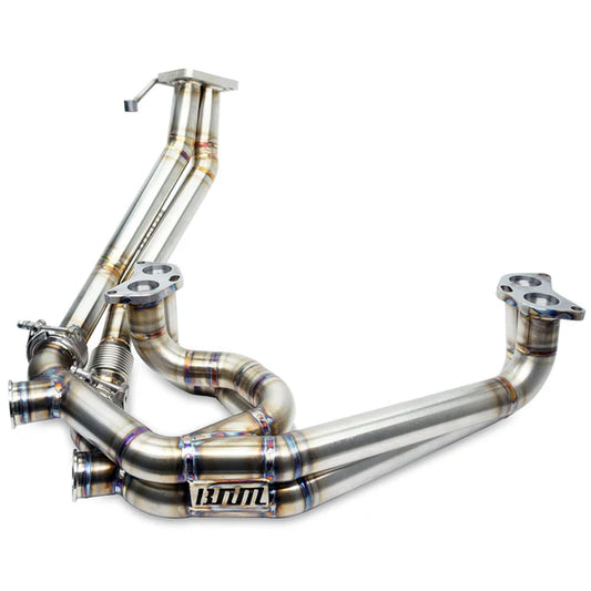 BNM Performance Fab Twin Scroll Rotated Twist Mount Turbo Kit w/3.5" Down-Pipe (EJ 25/20)