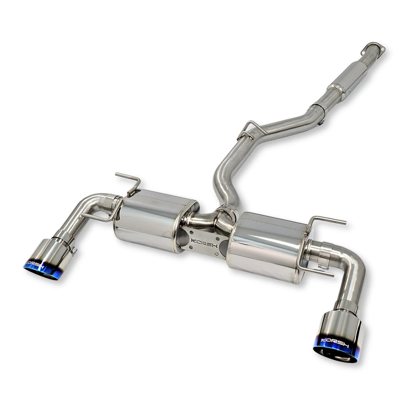 Korsh : Catback Exhaust (BRZ / 86) - Stainless Steel with Titanium Tips