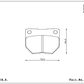 Endless - PC35 Brake Pads - Rear (WRX GD 01-07)