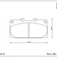 Endless - PC35 Brake Pads - Front (WRX GC 98-00)