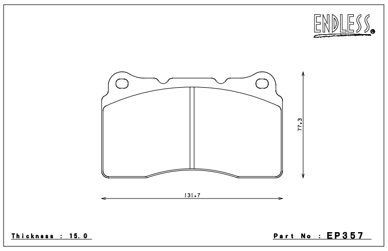 Endless - PC35 Brake Pads - Front (STi Brembo 18+) - 6 Pot