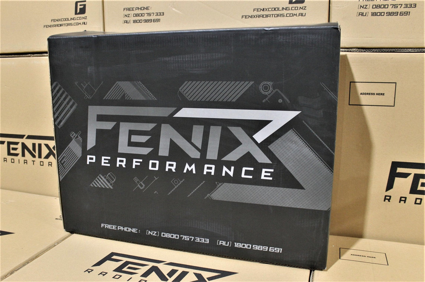 Fenix - Alloy Performance Radiator - Forester SG (03-07) BLACK