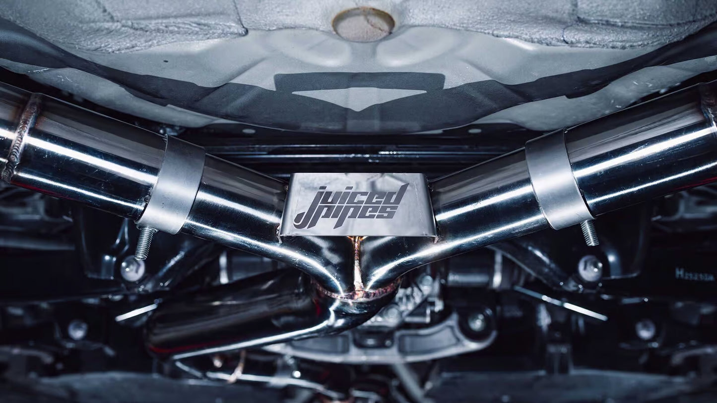 Juiced Pipes 3″ Black Tip Catback Exhaust (WRX/STI 11-14 SEDAN)