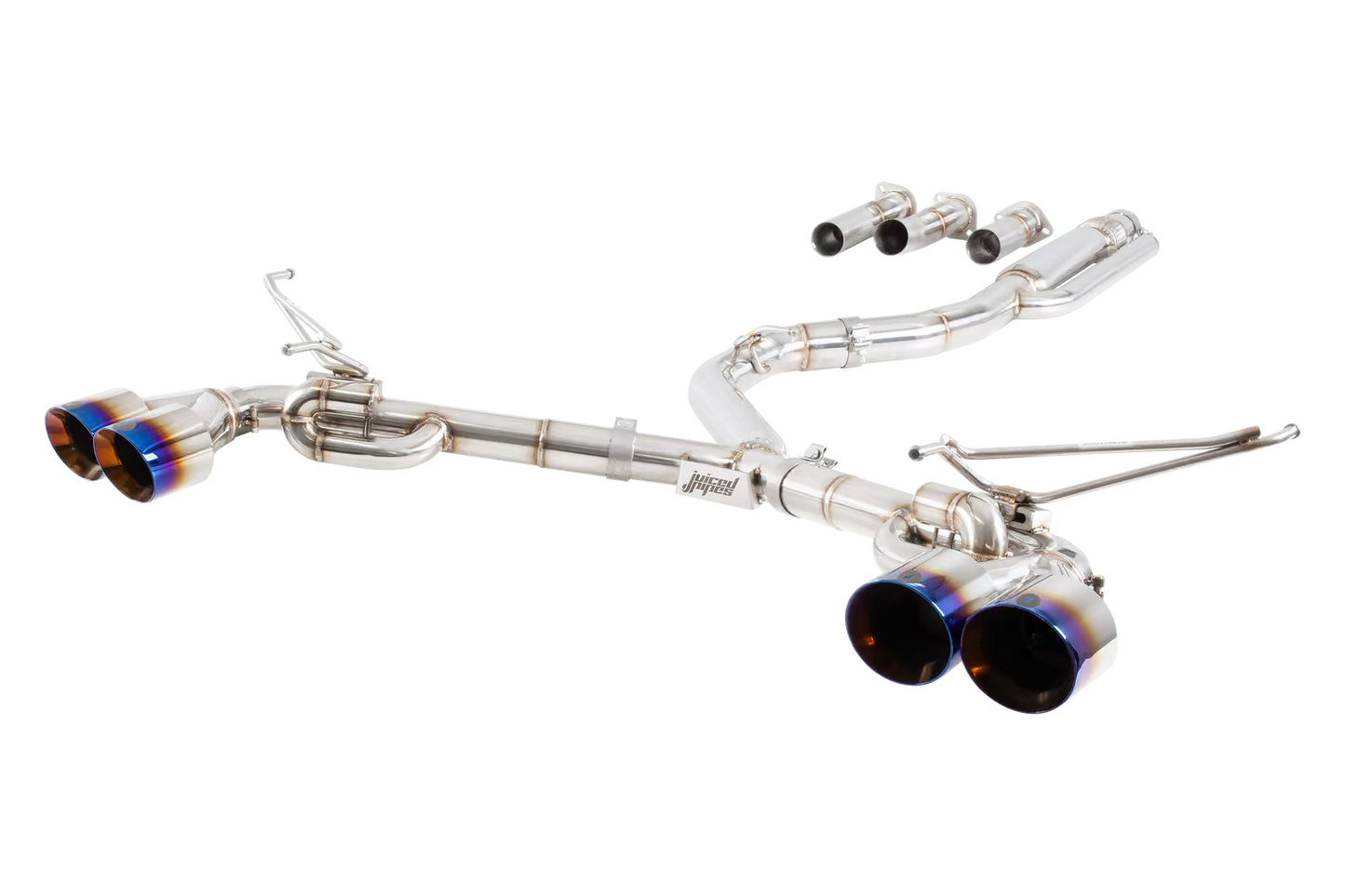 Juiced Pipes 3″ Black Tip Catback Exhaust (WRX/STI 11-14 SEDAN)
