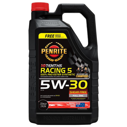 Penrite - 10 Tenths Racing 5 Engine Oil 5W-30 (5 Litre)