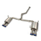 Korsh : Catback Exhaust (WRX/STi 15-21 VA Sedan) - Full Titanium with Titanium Tips