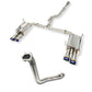 Korsh : Turbo back Exhaust (STi 15-21 VA) - Stainless Steel with Titanium Tips + Catted Stainless Downpipe