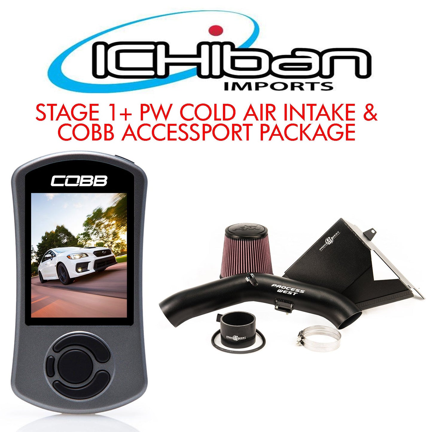 Ichiban Imports - Stage 1+ Process West & Cobb Tuning Power Package (WRX VB 22+) (Manual)