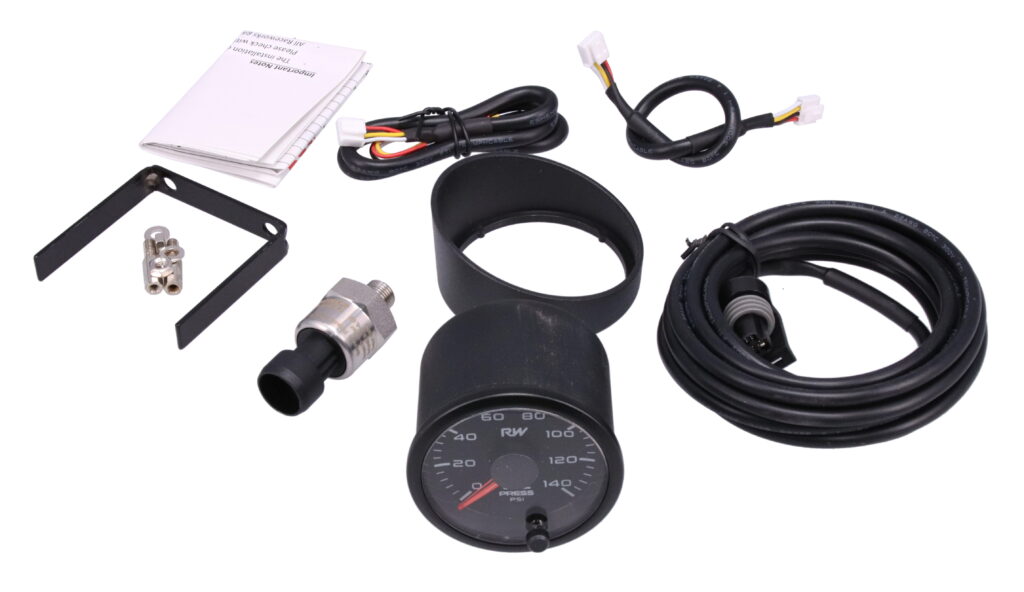 Raceworks EFI Fuel Pressure Gauge (52mm) PSI