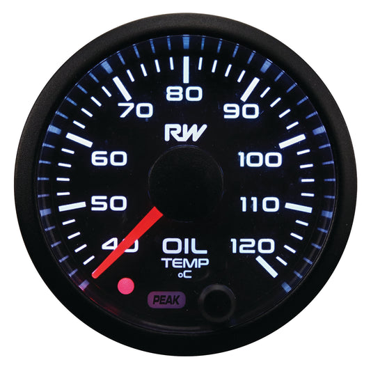 Raceworks Oil Temp Gauge (52mm) °C