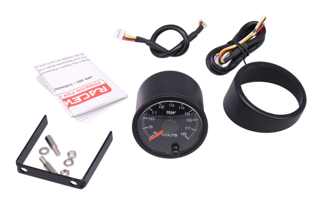 Raceworks Voltmeter Gauge (52mm)