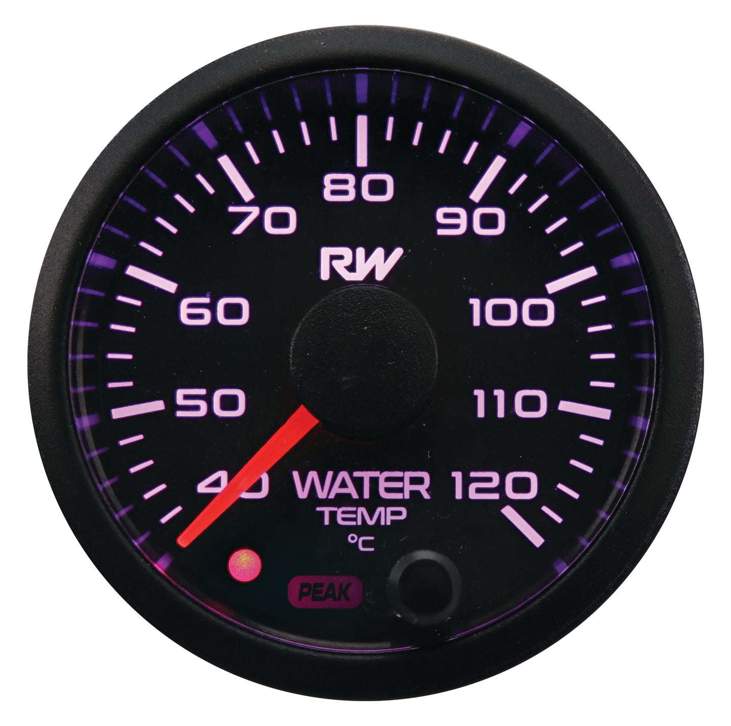 Raceworks Water Temp Gauge (52mm) 0-120°C
