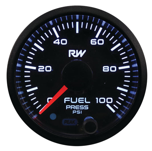 Raceworks EFI Fuel Pressure Gauge (52mm) PSI
