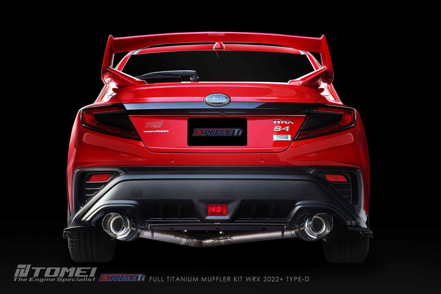 Tomei Expreme - Titanium Cat Back Exhaust Type D - WRX VB 22+ (Sedan)