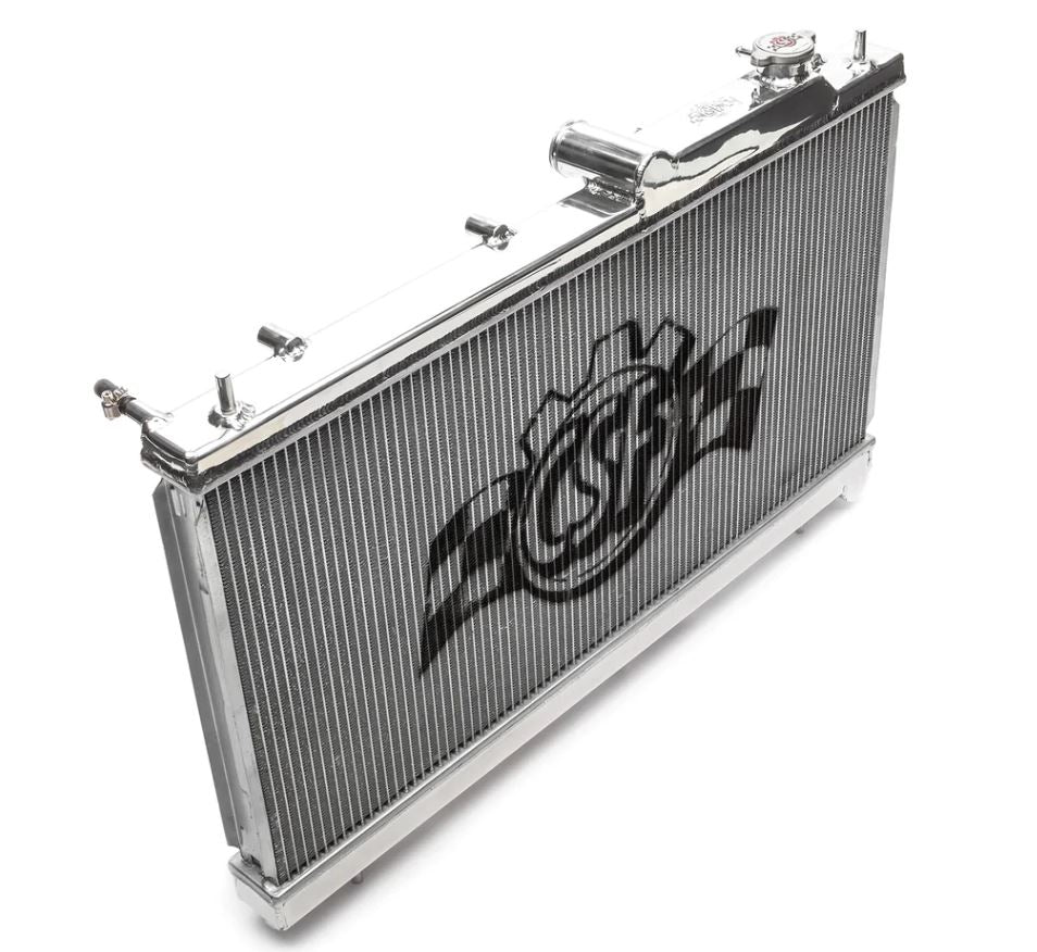 Ws Racing G4 Universal Radiator CSF Racing - 2-Row 42mm Race Spec Alumnium Radiator - WRX/STi GD (01-0 ...