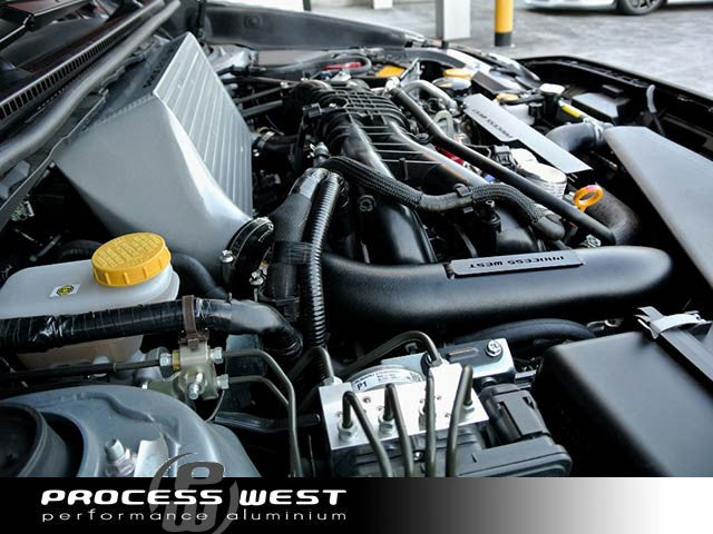 Process West - Verti-Cooler Intercooler Kit (Levorg 15-20) - Black Core