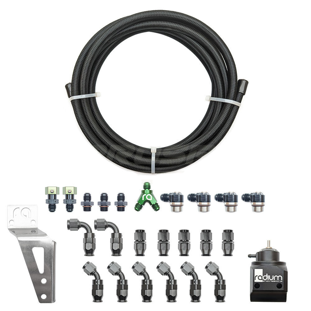 PSR by Radium Fuel Rail Plumbing Kit - (EJ20/EJ25)