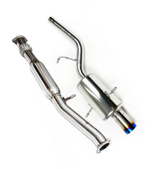 Invidia - G200 Cat back Exhaust with Ti Rolled Tip (Forester SG XT 03-07)
