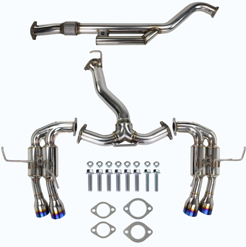 Invidia - R400 Cat back Exhaust - Ti Tips WRX VN (22+) Wagon – DC Jap ...