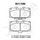 Intima - SR Brake pads - Front (WRX GC 98-00)