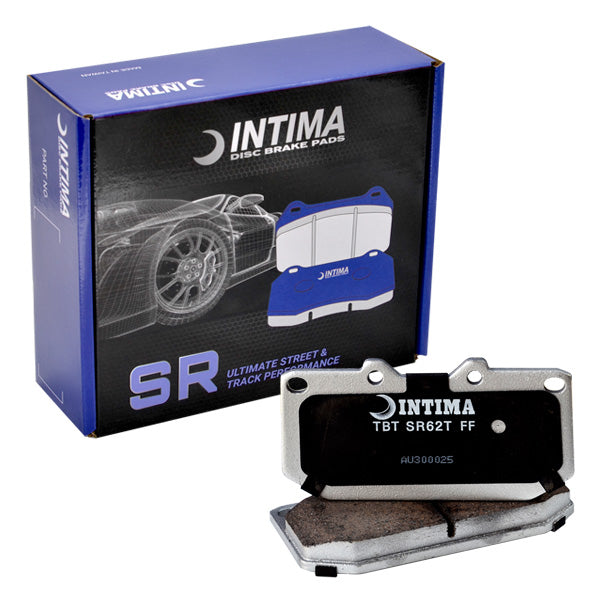 Intima - SR Brake pads - Rear (STi Brembo 18-20) - Fluro Yellow Caliper