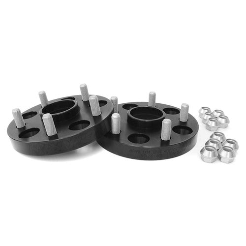 Perrin - Wheel Spacers 25mm DRS Style -  Black Anodized CONVERSION (5x100 to 5x114.3) PAIR
