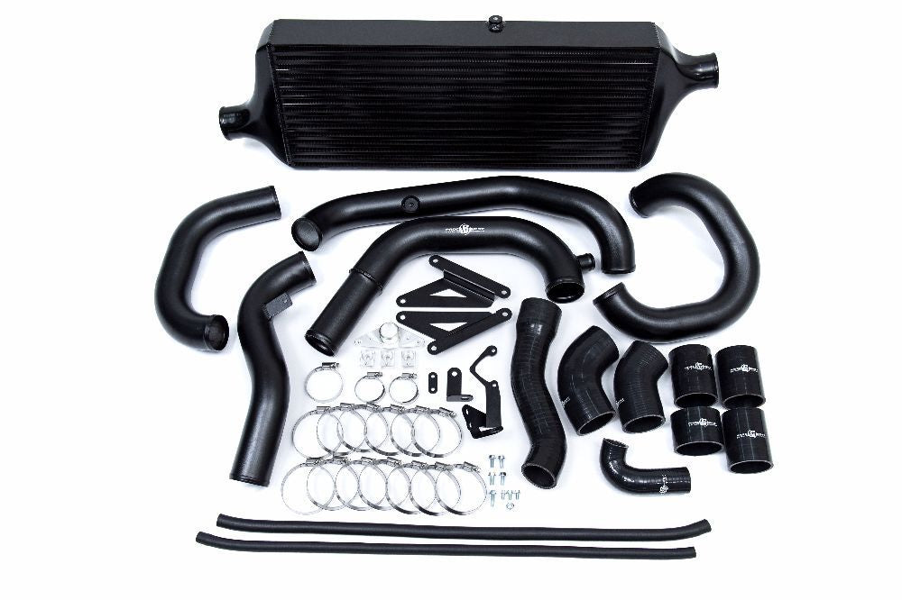 Process West - Front Mount Intercooler Kit (STi VA 15-20) Black Core