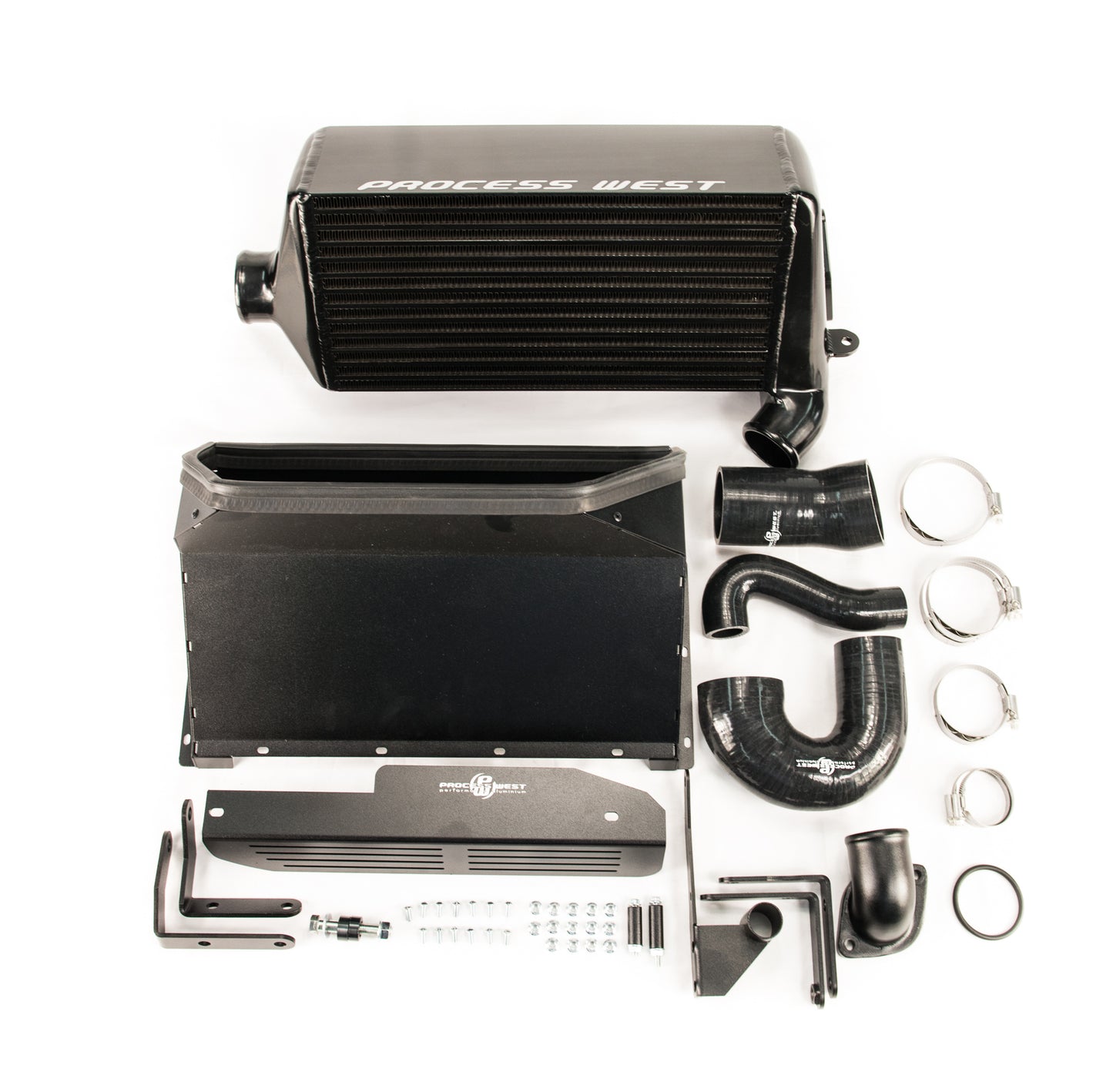 Process West - Verti-Cooler Intercooler Kit (Levorg 15-20) - Black Core