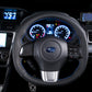DAMD - D - Shape Steering Wheel - Blue Stitching and Black Leather (WRX/STi VA 15+)