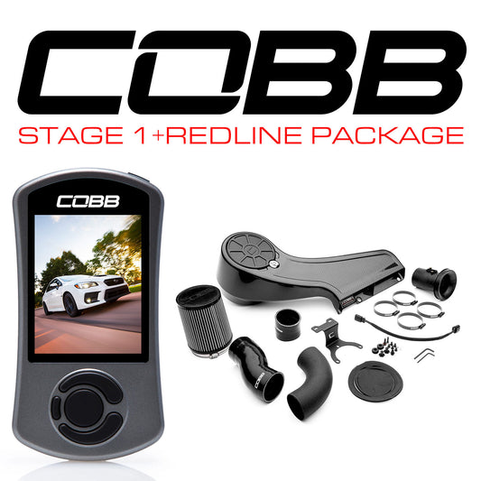 Cobb Tuning - Stage 1+ Redline Carbon Fibre SF Power Package - WRX VA (15-21) - Manual Only