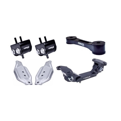 Torque Solution - Engine, Trans, Pitch Mount Package w/ Mount Plates WRX (01-13)