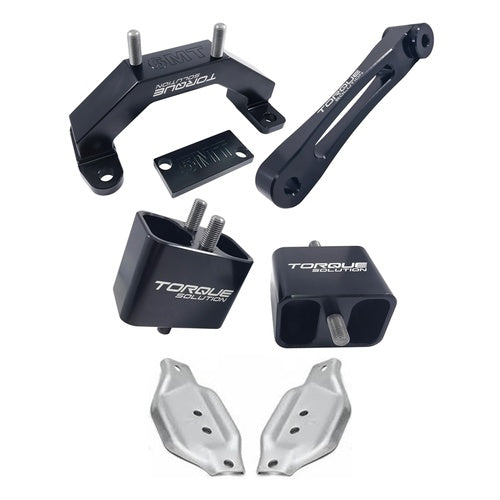 Torque Solution - Solid Engine, Trans, Pitch Mount Package w/ Mount Plates Sti (01+)
