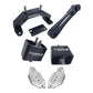Torque Solution - Solid Engine, Trans, Pitch Mount Package w/ Mount Plates WRX (01-14)