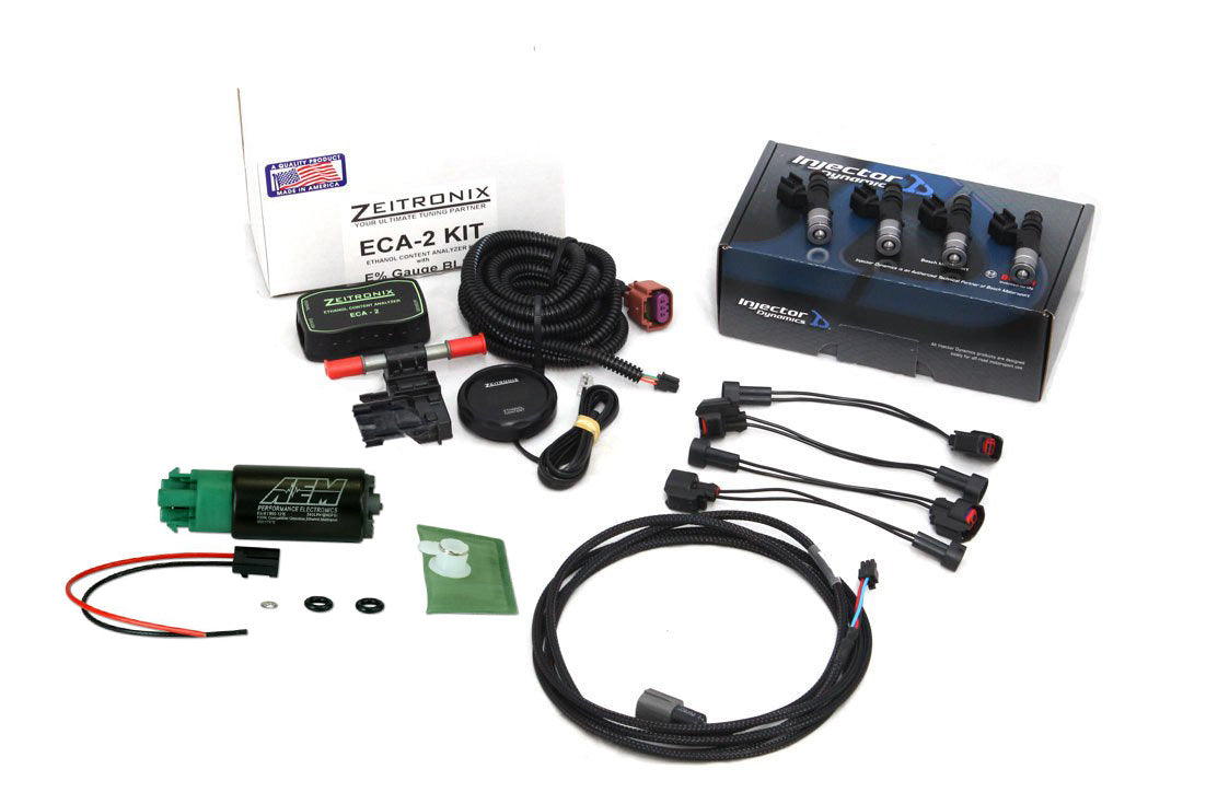 Zeitronix/ID1050/AEM - Flex Fuel Combo Package RED WRX (08-14)