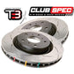 DBA + Elig - Front & Rear Brake Package - DBA T3 Club Spec Rotors + Elig Sports - Brake pads - STi GR/GV (08-14)