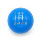 Billetworkz - Weighted Shift Knob - Hyper Blue (6 SPEED)