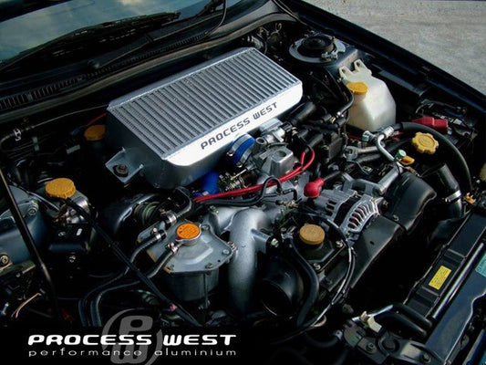 Process West - Top Mount Intercooler Kit ( WRX/STi GC8 99-00) - Black Core