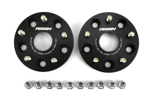 Perrin - Wheel Spacers 15mm DRS Style -  Black Anodized (5x114.3) PAIR