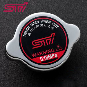 STi - 1.3 Bar Radiator Cap (Black & Red)