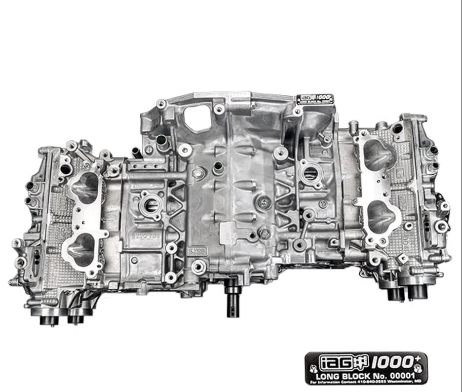 IAG - 1000+ Closed Deck 2.5L Long Block Engine w/ Stage 5 Heads - (EJ25)